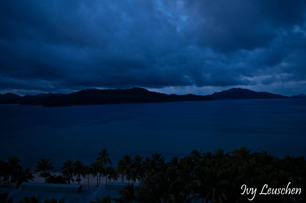 Ocean at night