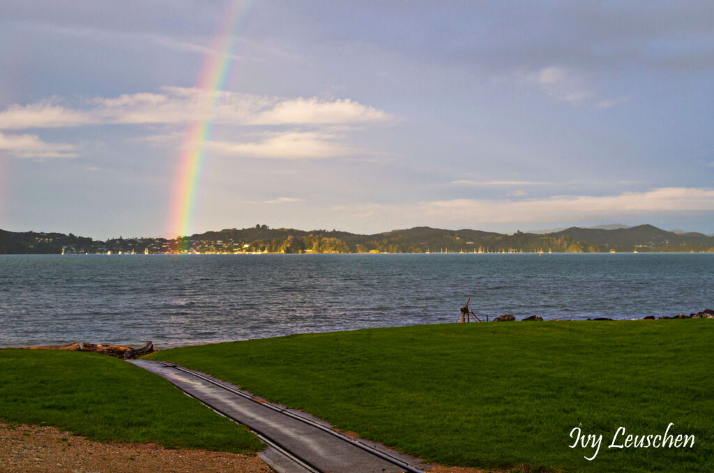 Rainbow over New Zealand